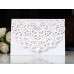 Bussiness Invitation Card With Envelope Wine Red Invitation Laser Cut Paper